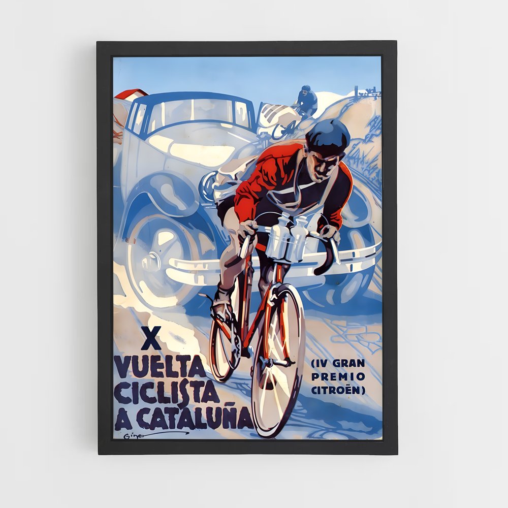 Poster Volta catalunya – affiche Cyclisme (vue 2)